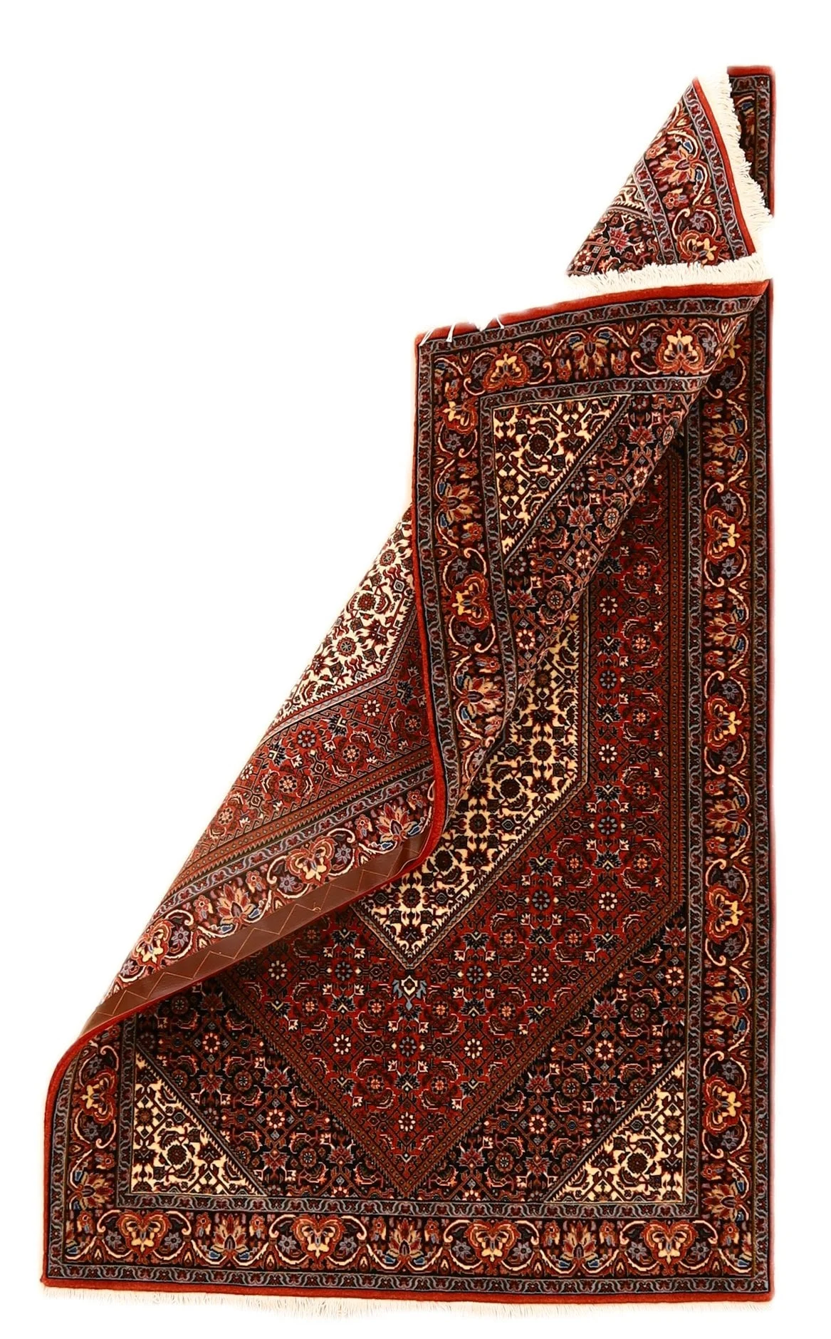 Alternative view of Hand-Knotted Bijar Persian Rug, 185 × 109 cm, Wool