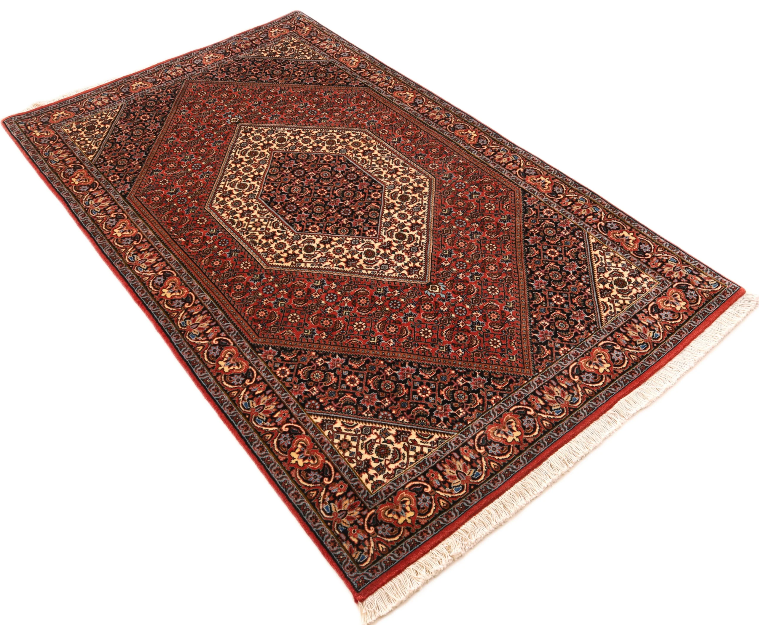 Hand-Knotted Bijar Persian Rug, 185 × 109 cm, Wool - Image 3