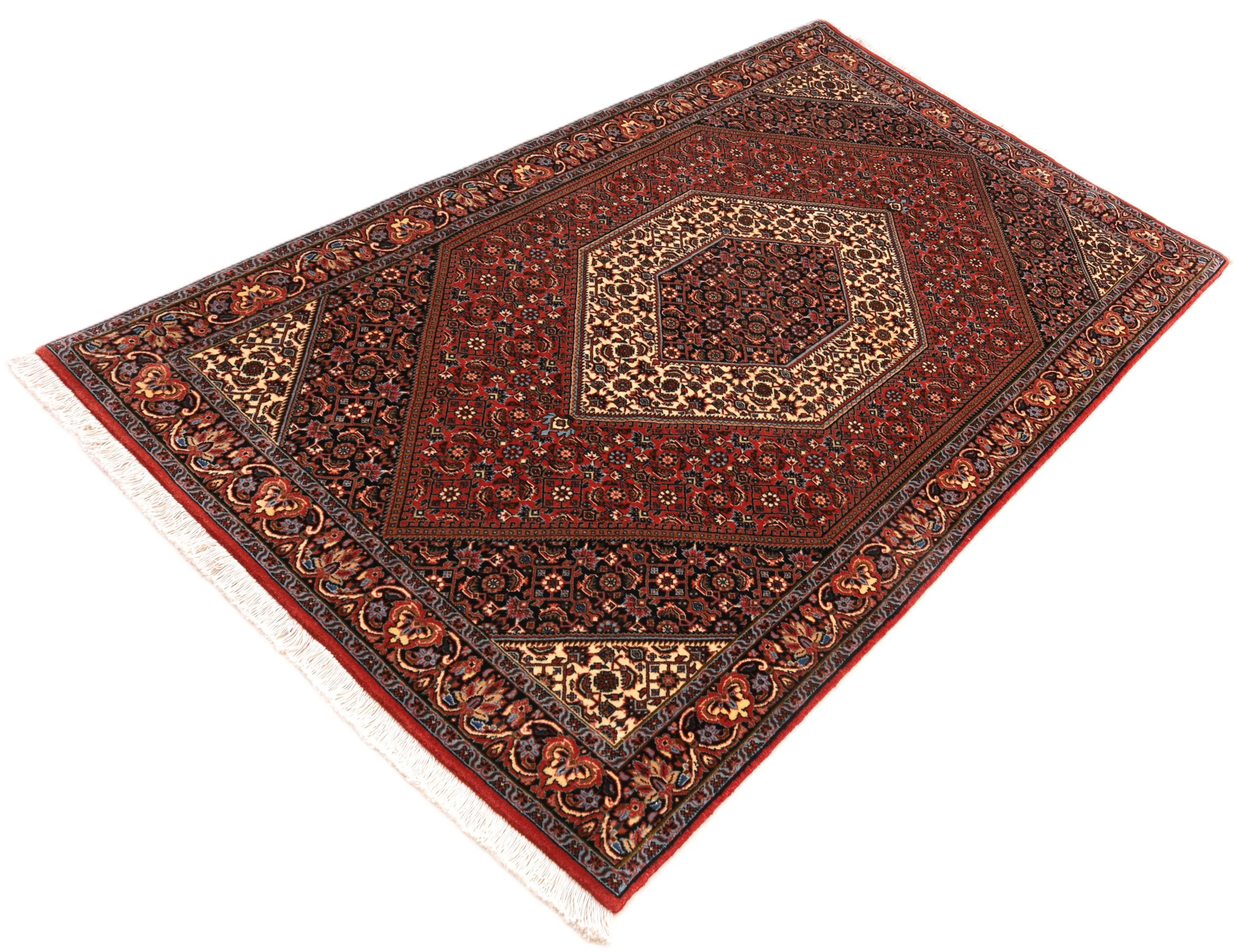 Hand-Knotted Bijar Persian Rug, 185 × 109 cm, Wool - Image 5