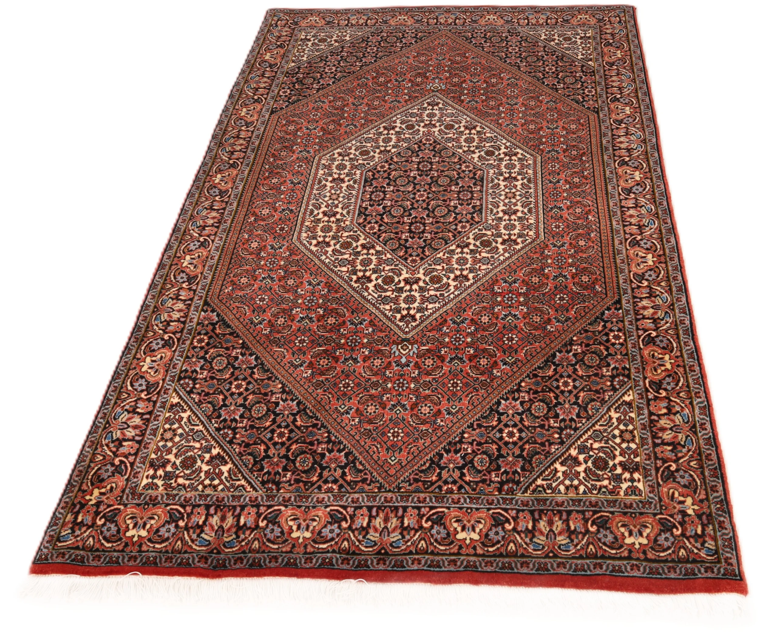 Hand-Knotted Bijar Persian Rug, 185 × 109 cm, Wool - Image 6