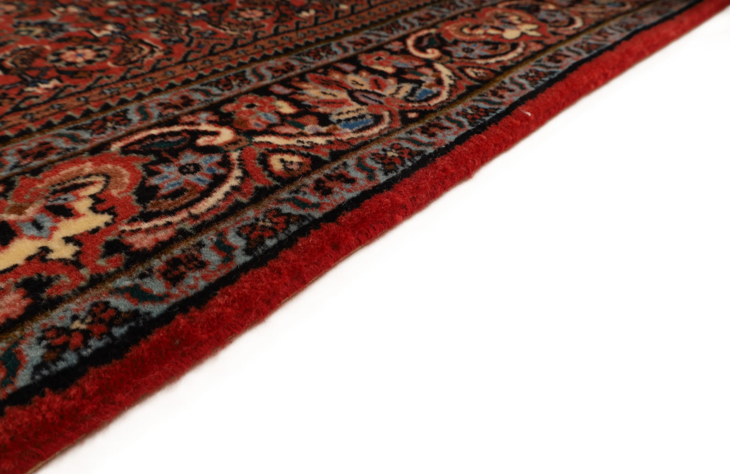 Hand-Knotted Bijar Persian Rug, 185 × 109 cm, Wool - Image 8
