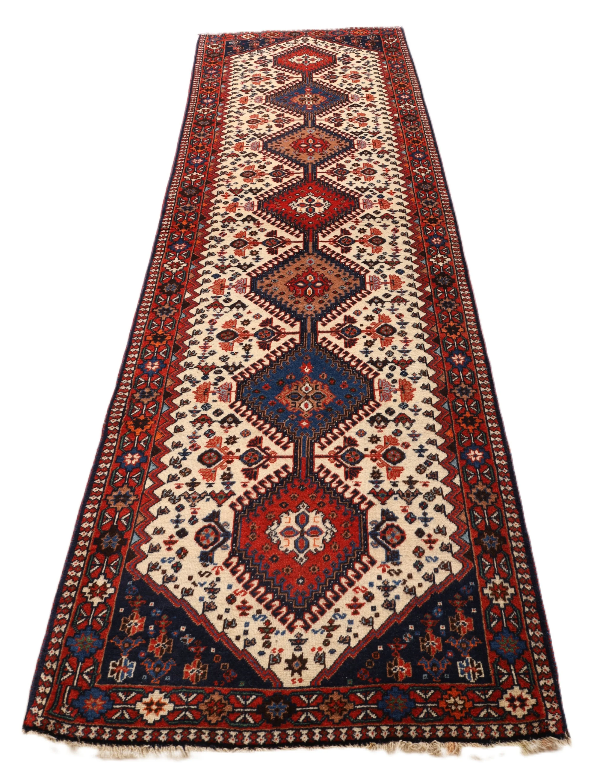 Wool Persian Rug 295 × 86 cm, hand-knotted - Image 3