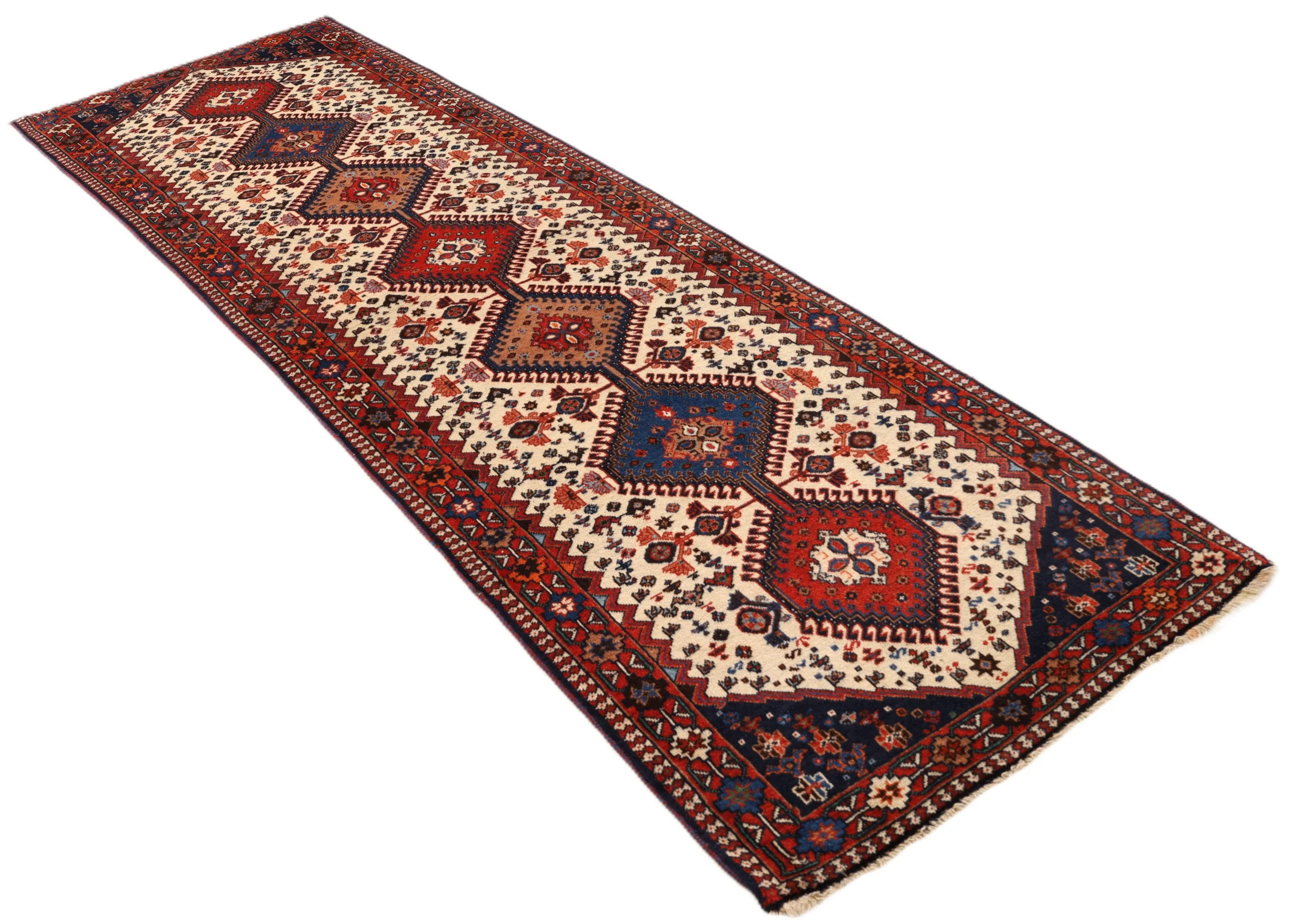 Wool Persian Rug 295 × 86 cm, hand-knotted - Image 4