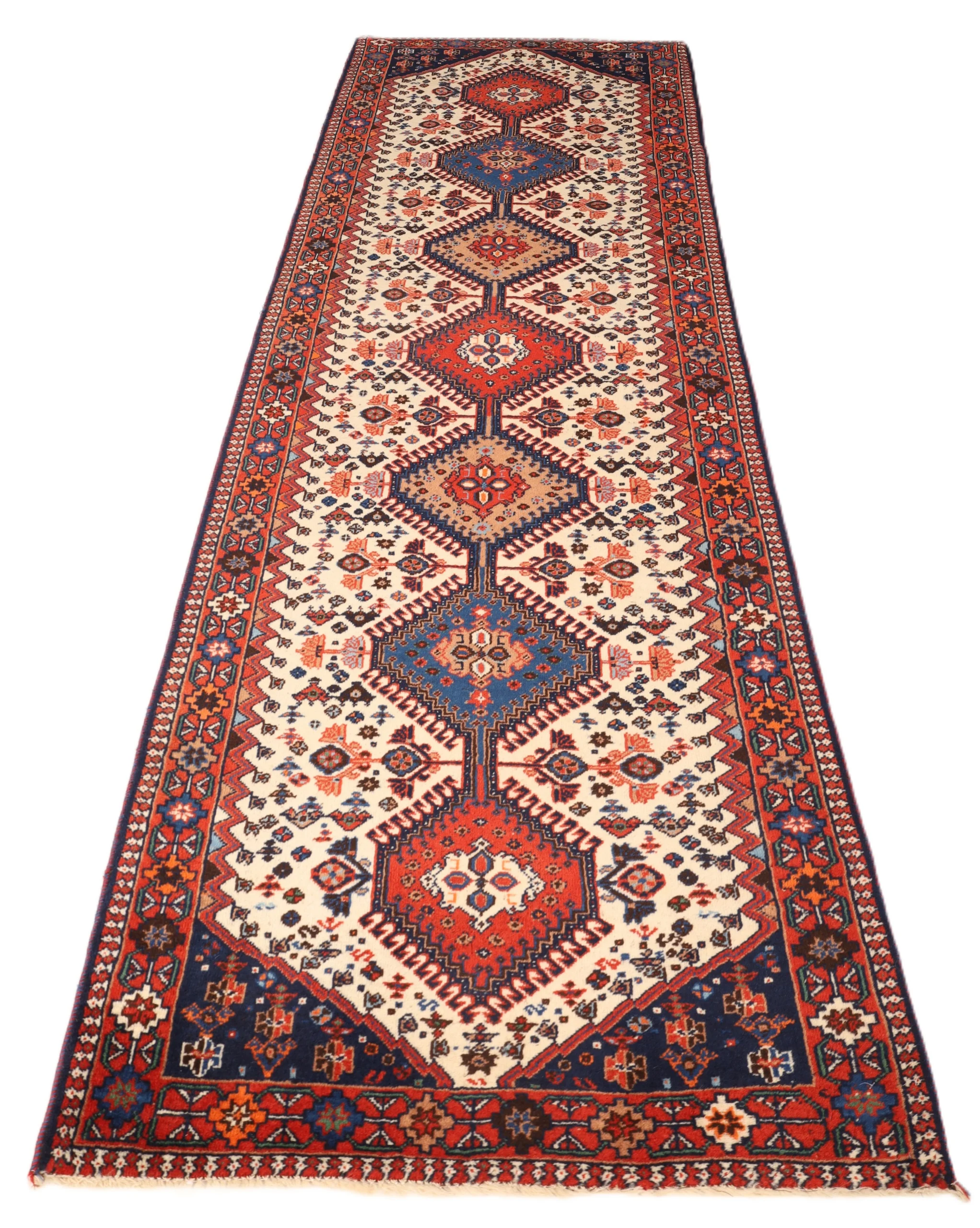 Wool Persian Rug 295 × 86 cm, hand-knotted - Image 8