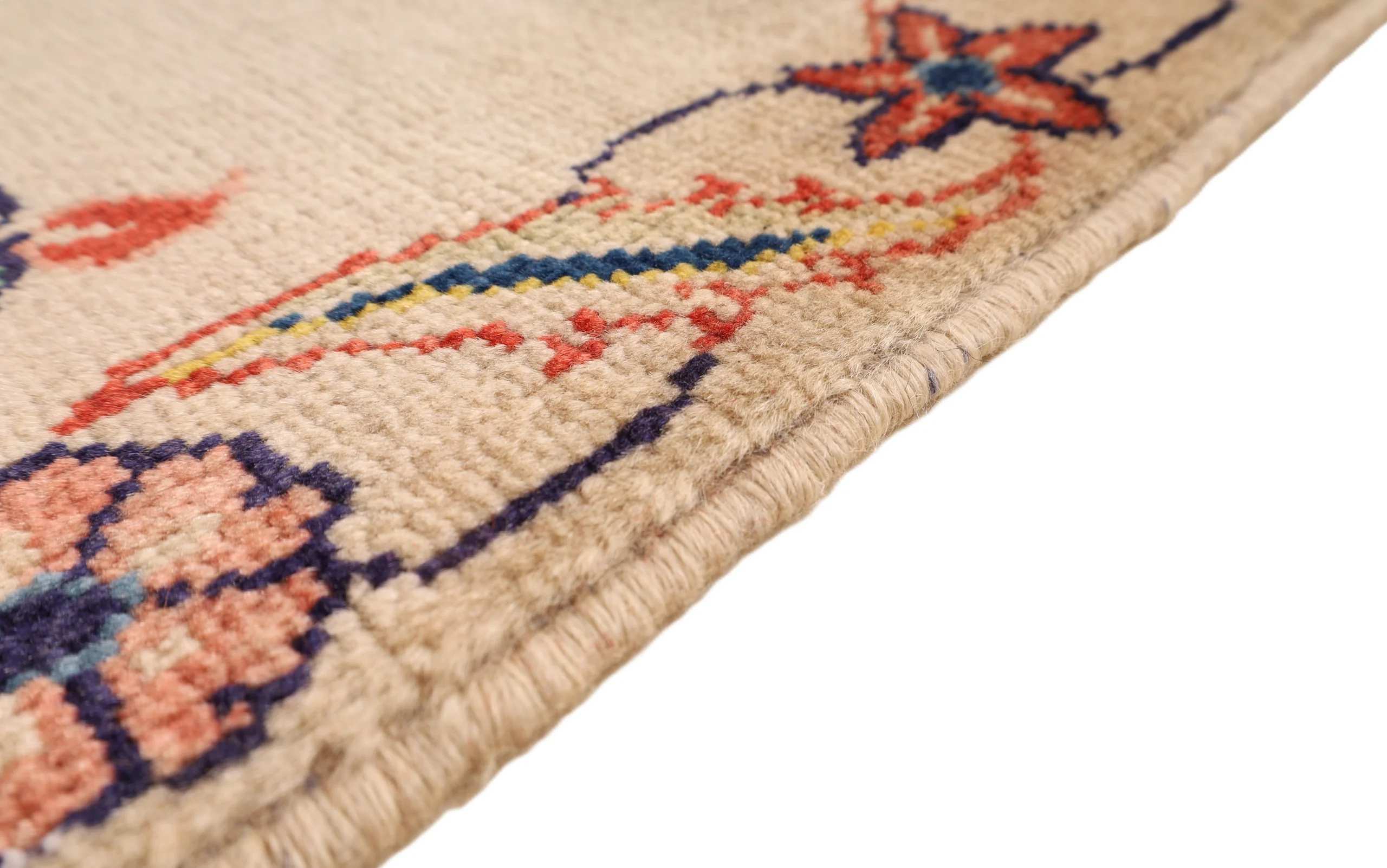 Hand-Knotted Sarouk Persian Rug, 298 × 90 cm, Wool - Image 10