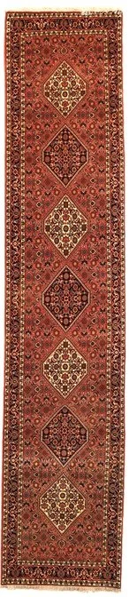 Wool Bijar Persian Rug 415 × 87 cm, hand-knotted
