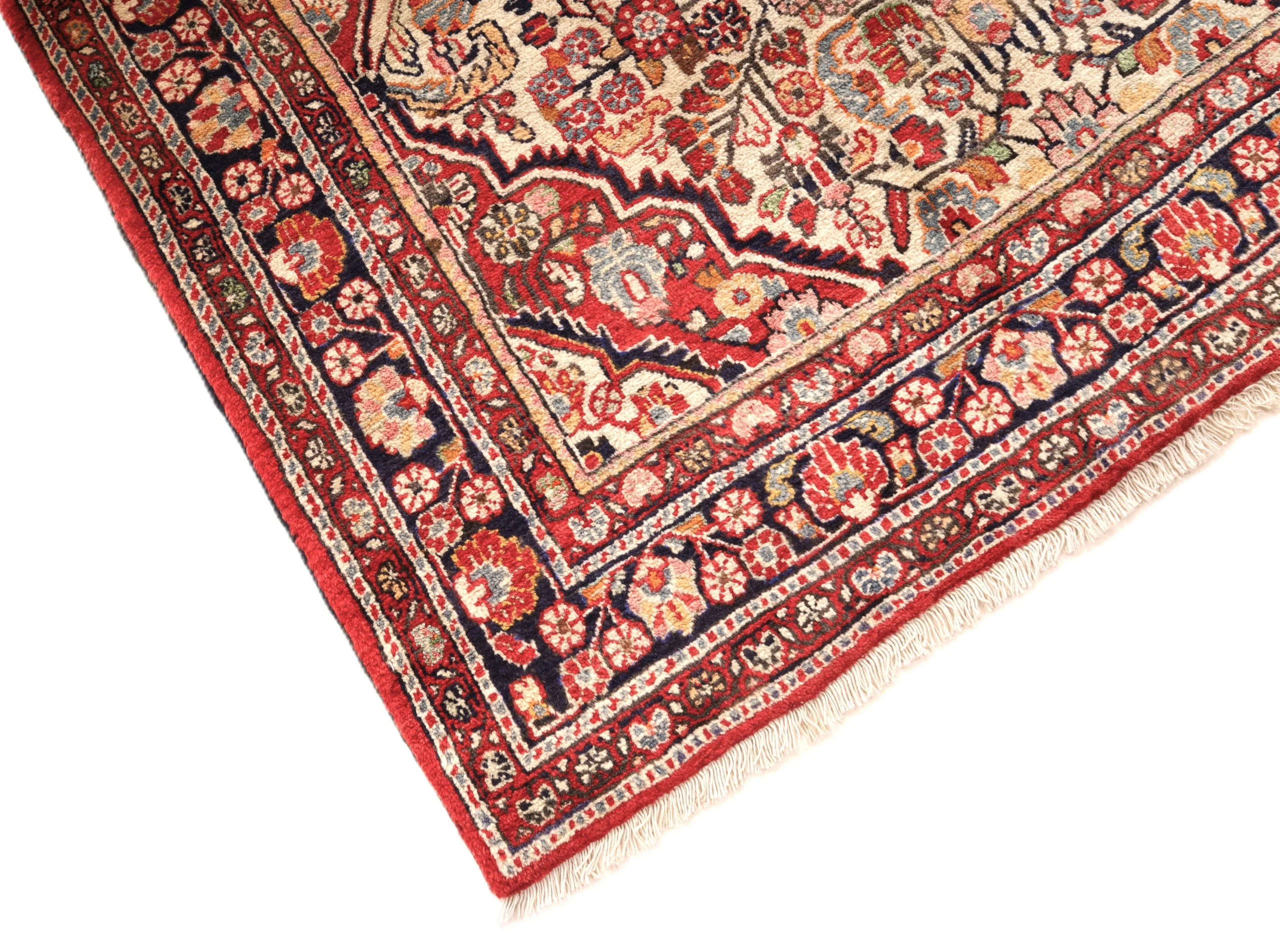 Wool Malayer Persian Rug 200 × 131 cm, hand-knotted - Image 10