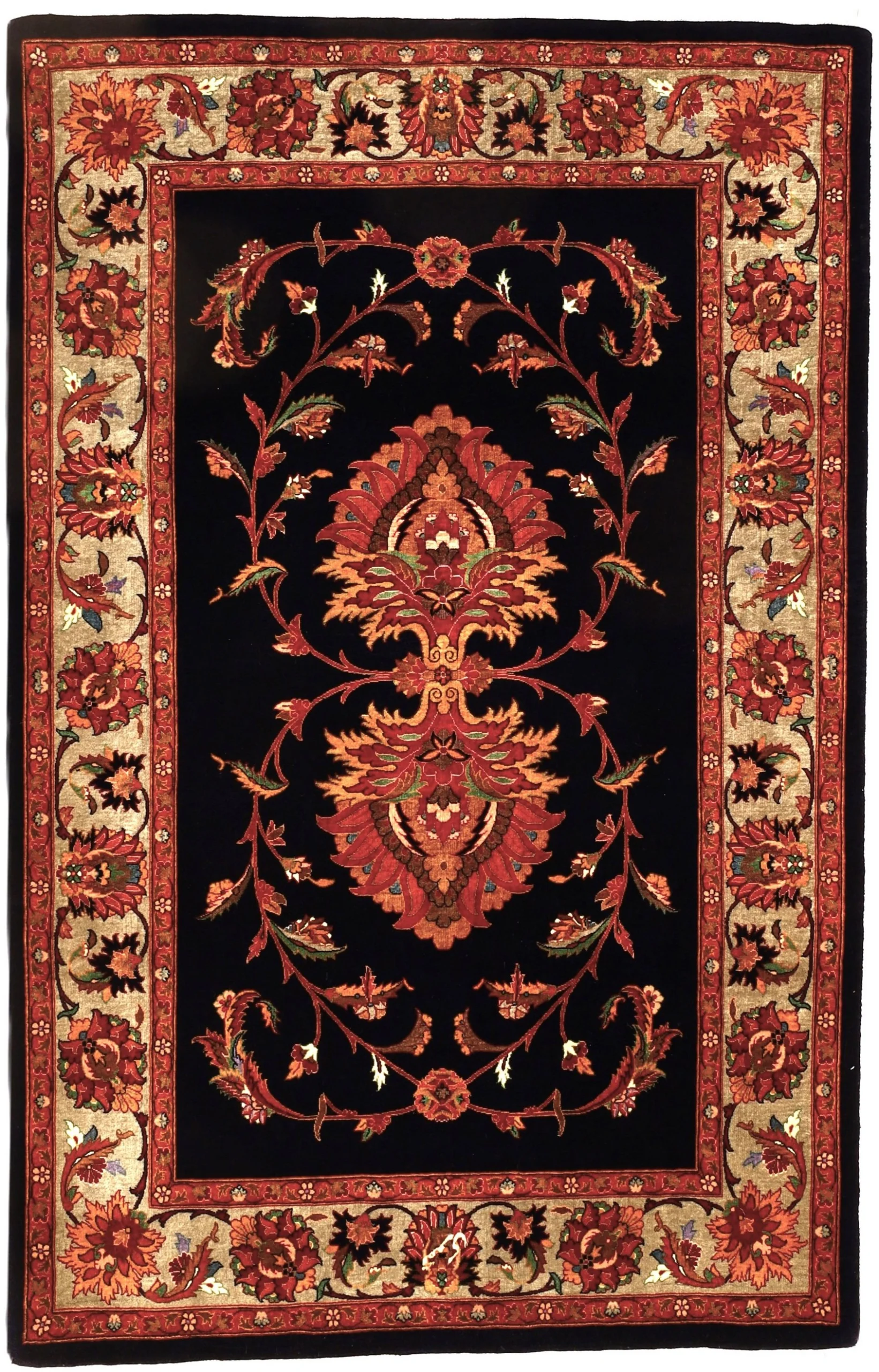 Bijar Persian Rug 182 × 117 cm in Wool, hand-knotted
