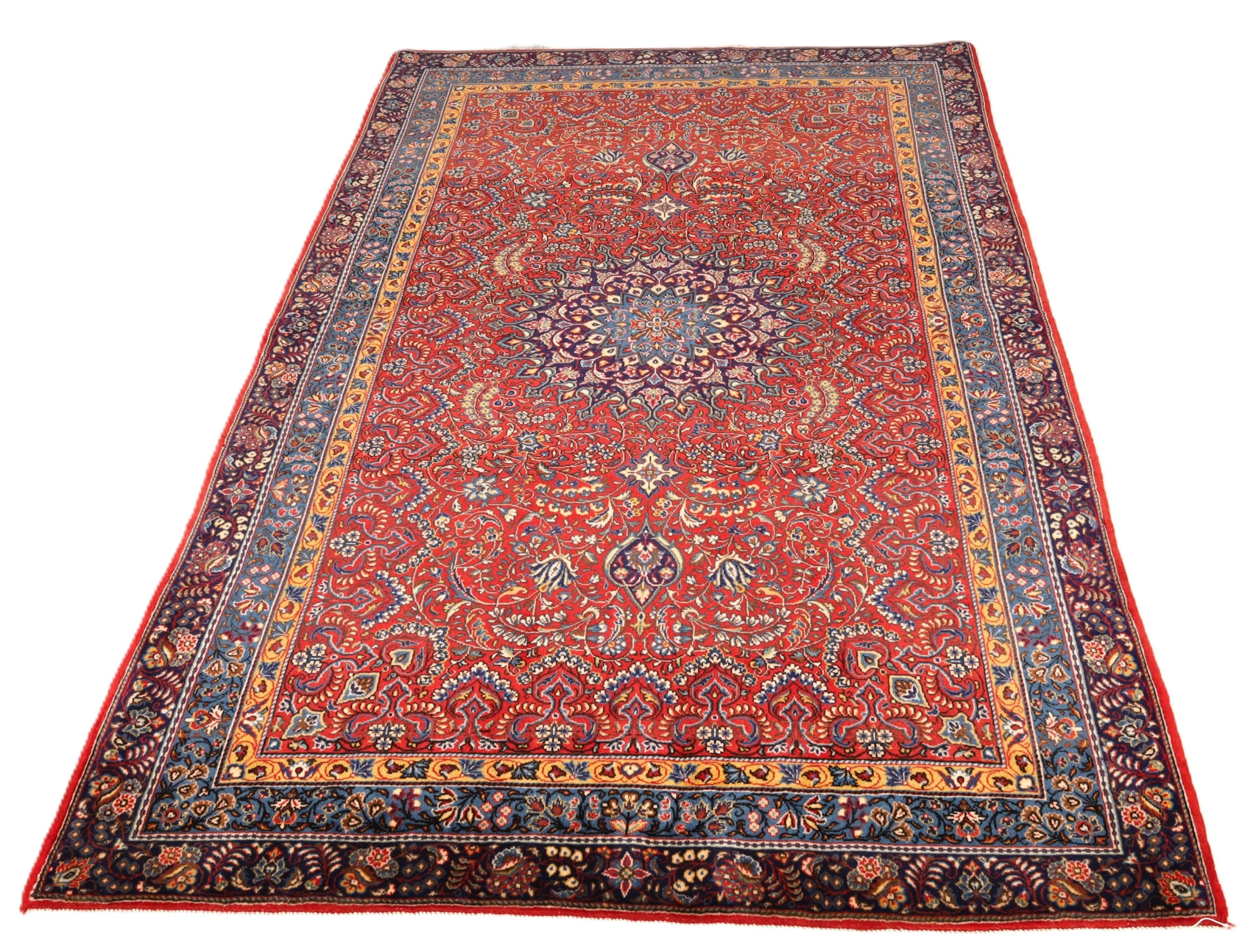 Wool Persian Rug 207 × 131 cm, hand-knotted - Image 4