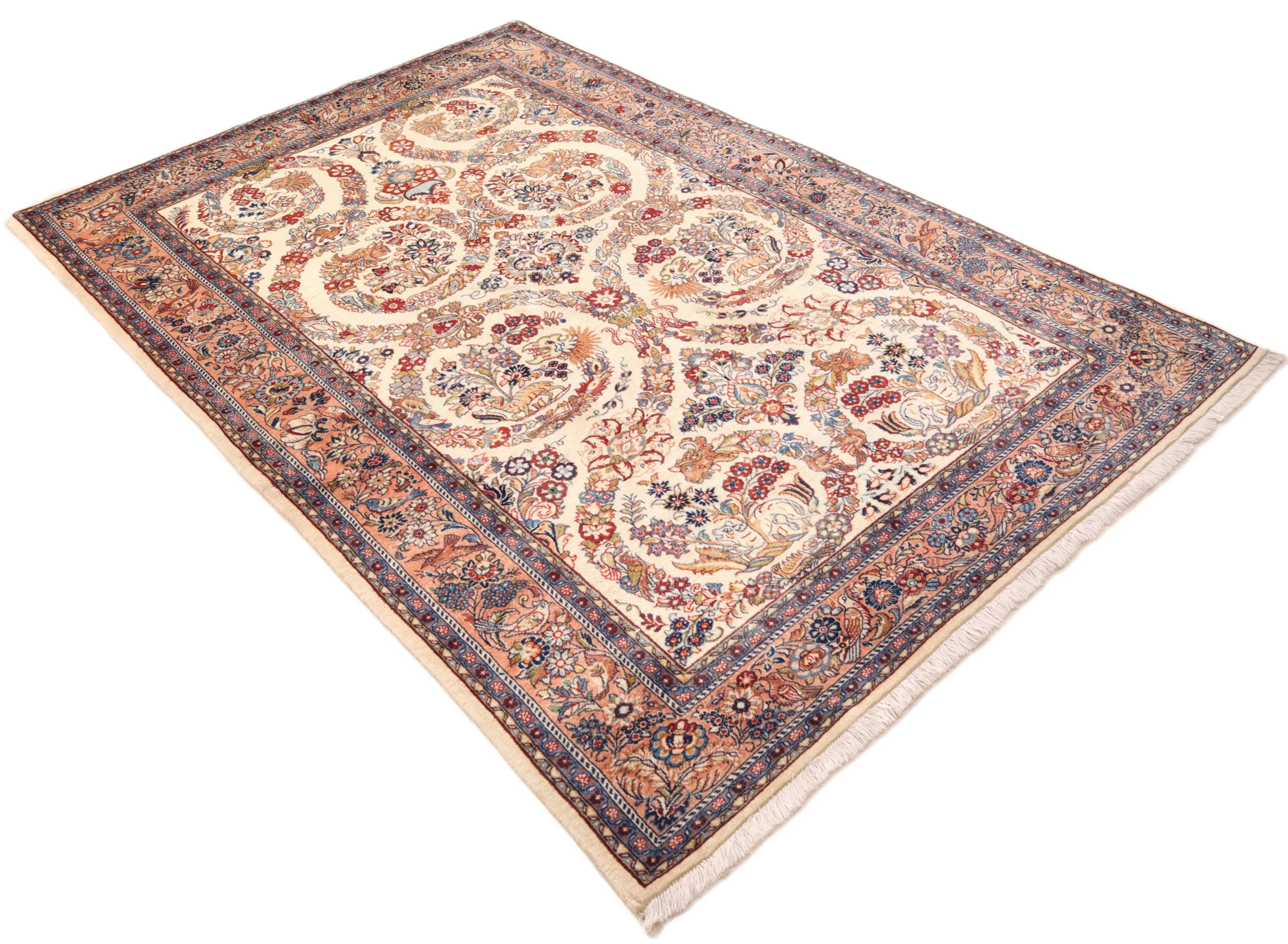 Wool Sarouk Persian Rug 210 × 137 cm, hand-knotted - Image 3