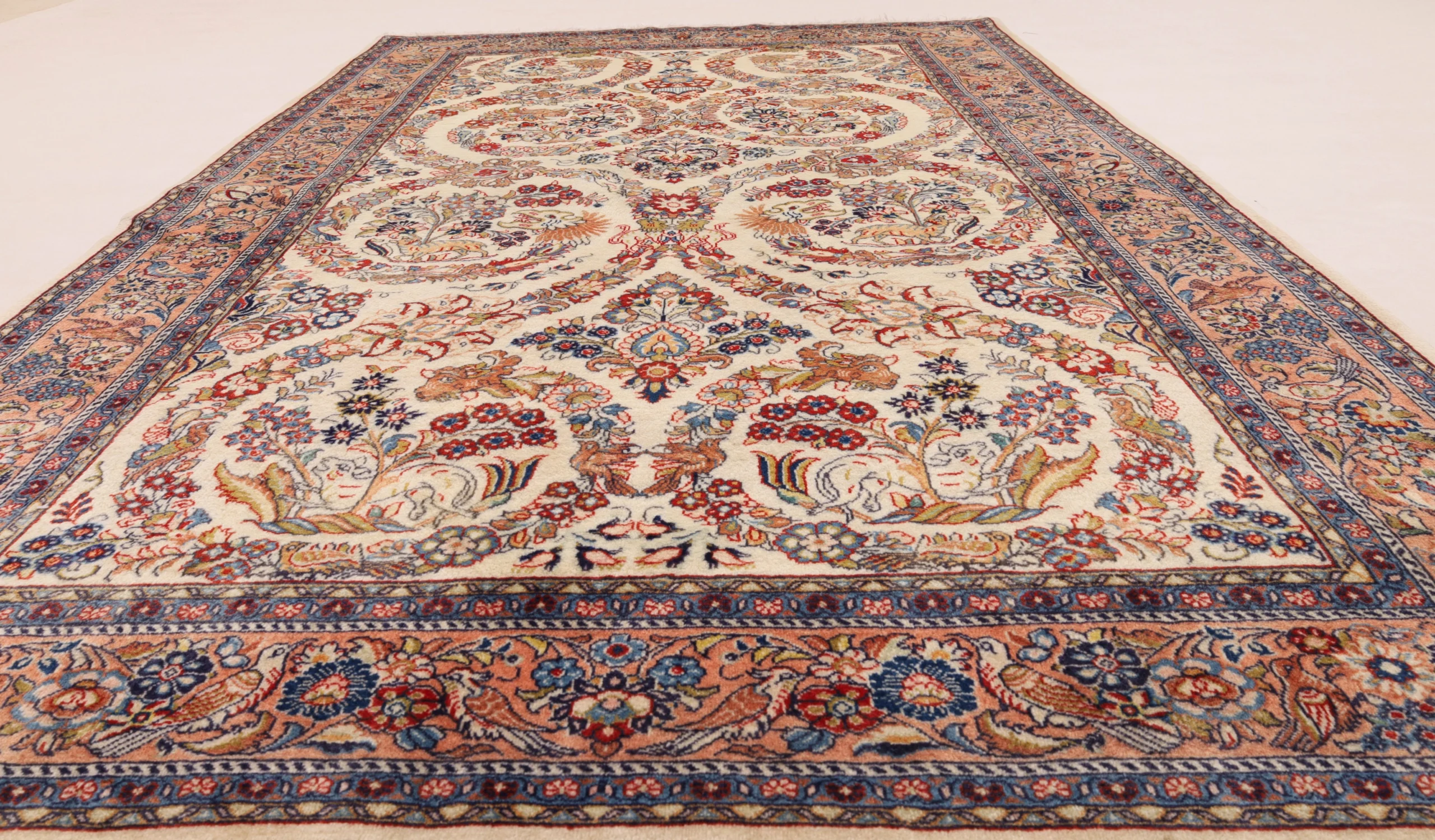 Wool Sarouk Persian Rug 210 × 137 cm, hand-knotted - Image 11
