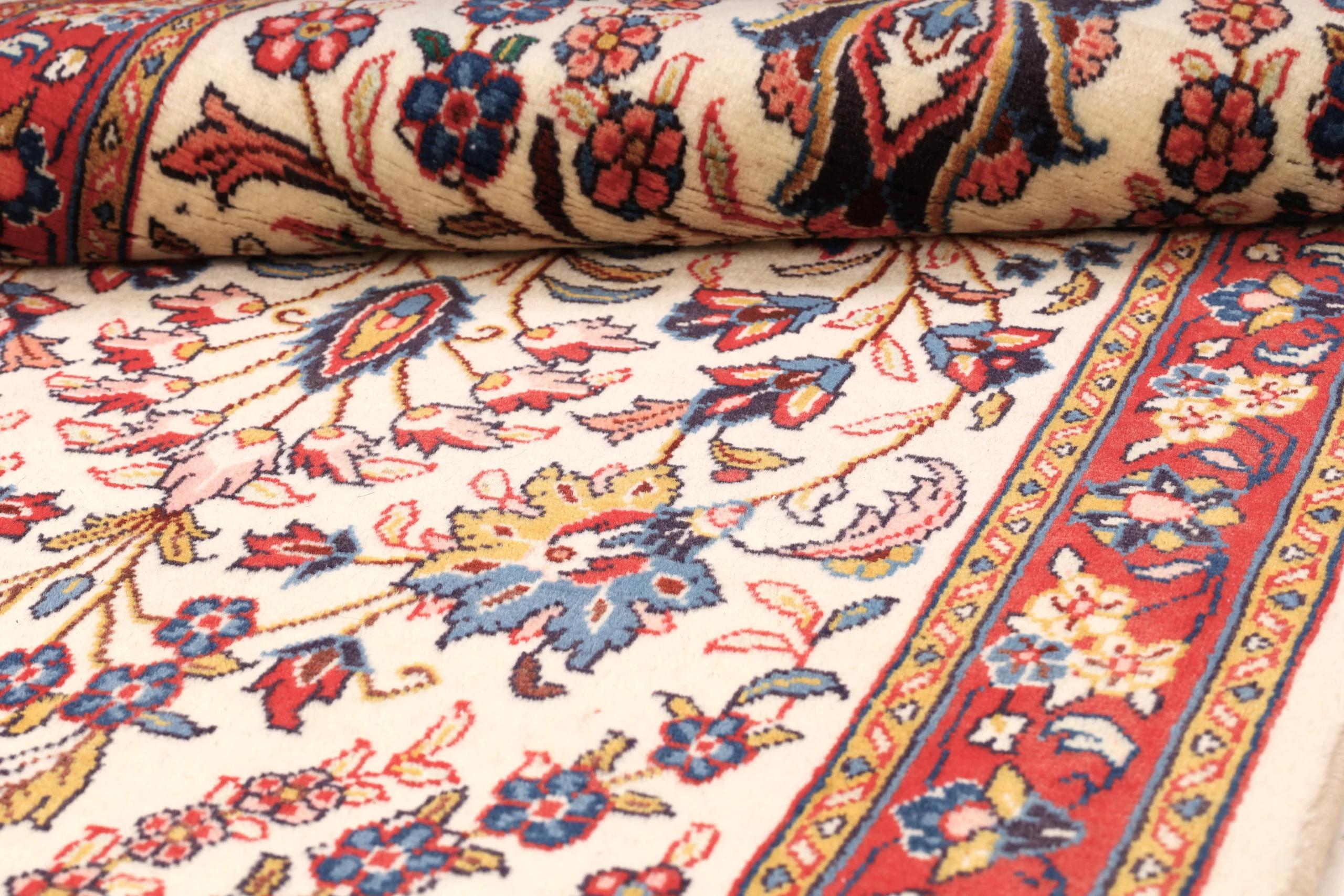 Hand-Knotted Sarouk Persian Rug, 457 × 78 cm, Wool - Image 4