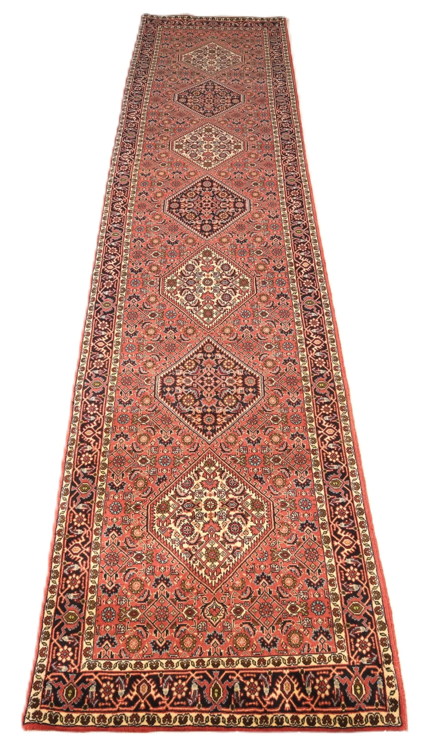 Wool Bijar Persian Rug 415 × 87 cm, hand-knotted - Image 4