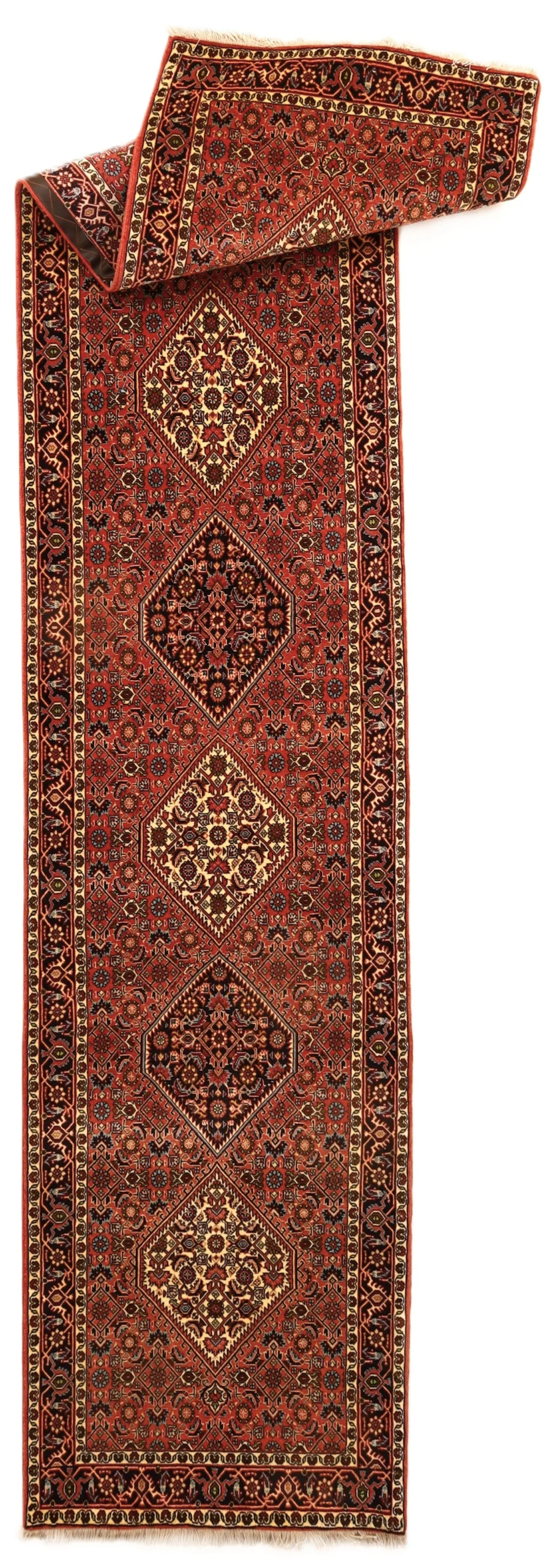 Wool Bijar Persian Rug 415 × 87 cm, hand-knotted - Image 8