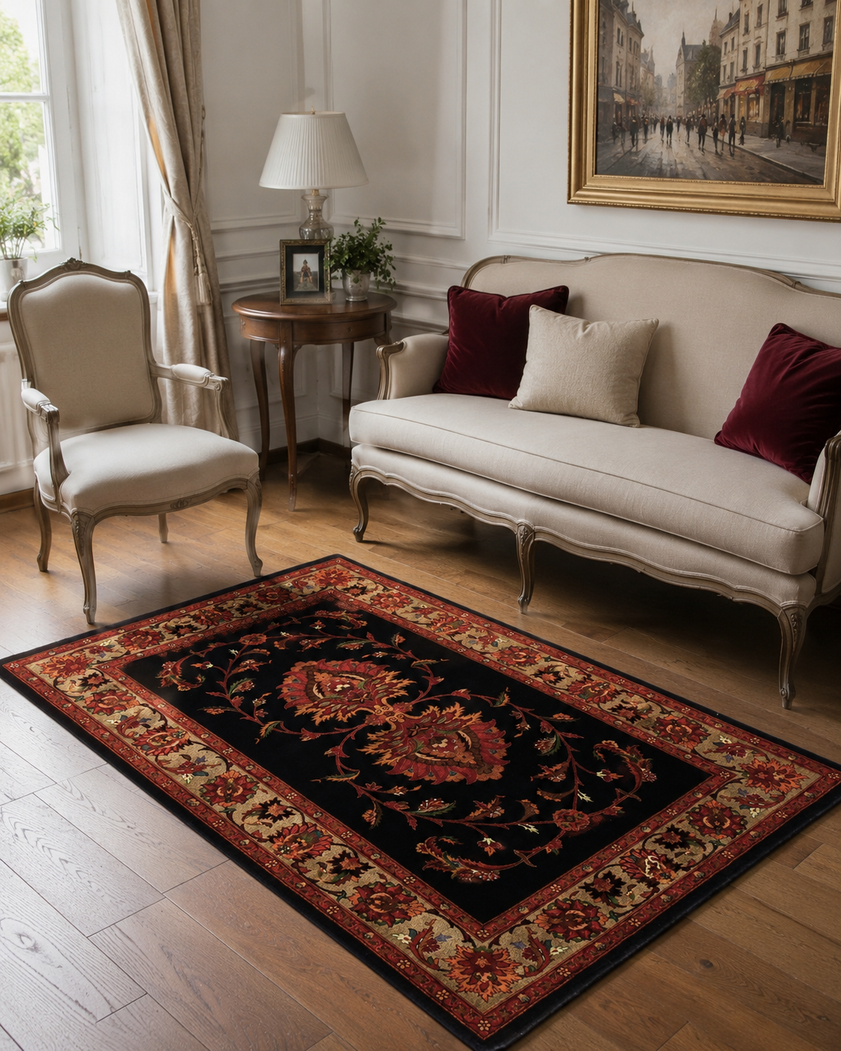 Alternative view of Bijar Persian Rug 182 × 117 cm in Wool, hand-knotted