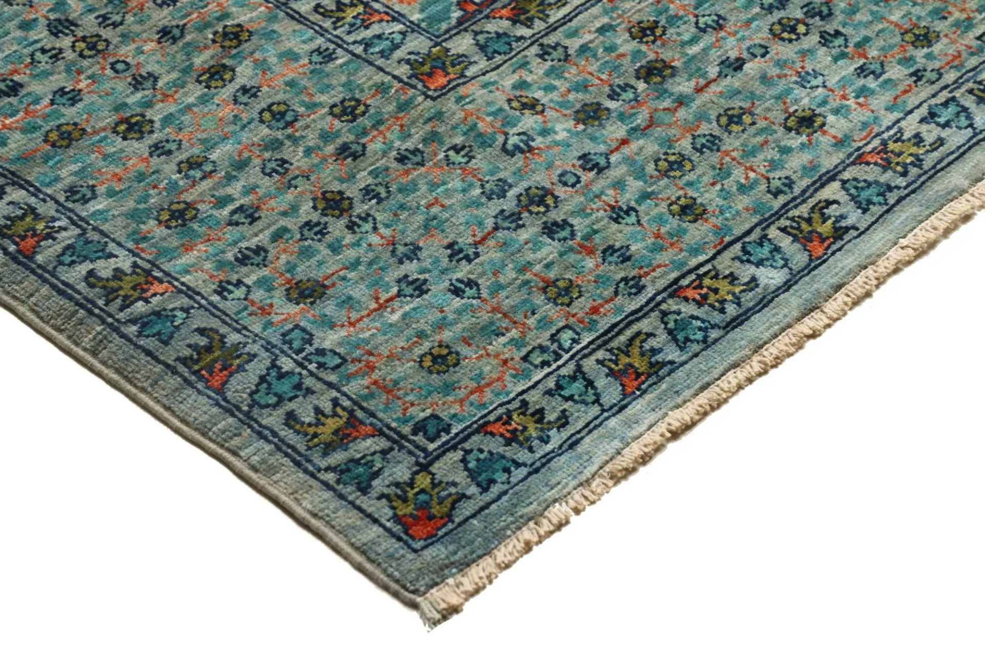 Wool Mamluk Pakistani Rug 169 × 232 cm, hand-knotted - Image 5