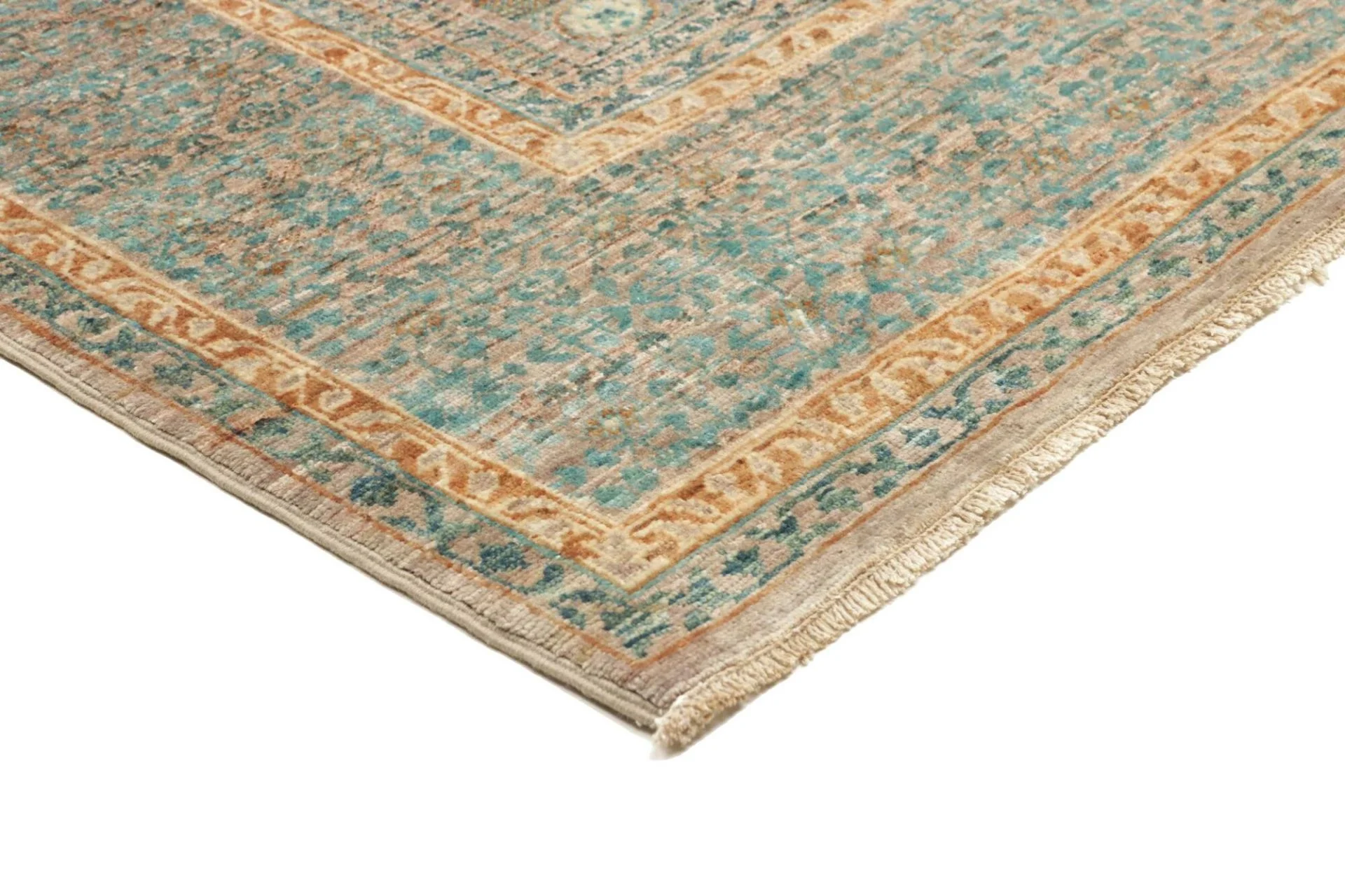 Wool Mamluk Pakistani Rug 148 × 189 cm, hand-knotted - Image 5