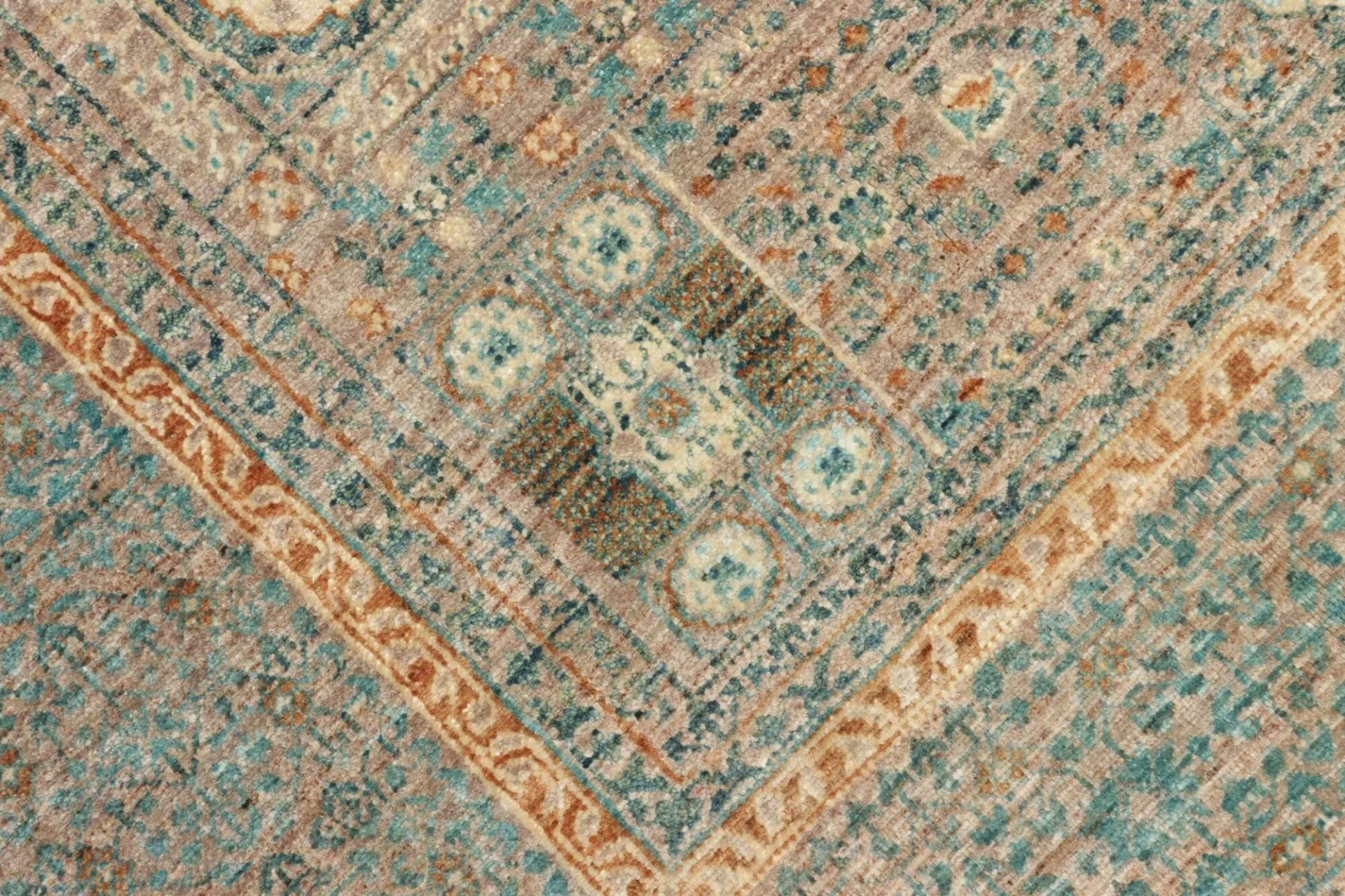 Wool Mamluk Pakistani Rug 148 × 189 cm, hand-knotted - Image 6
