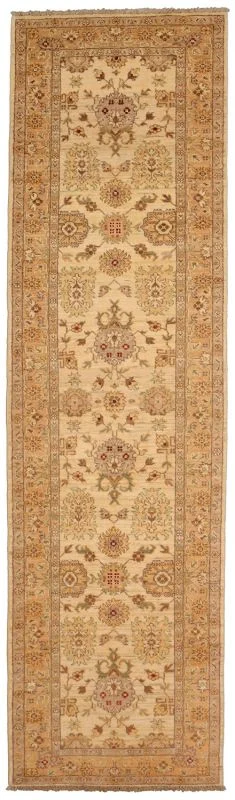 Wool Ziegler Pakistani Rug 80 × 292 cm, hand-knotted