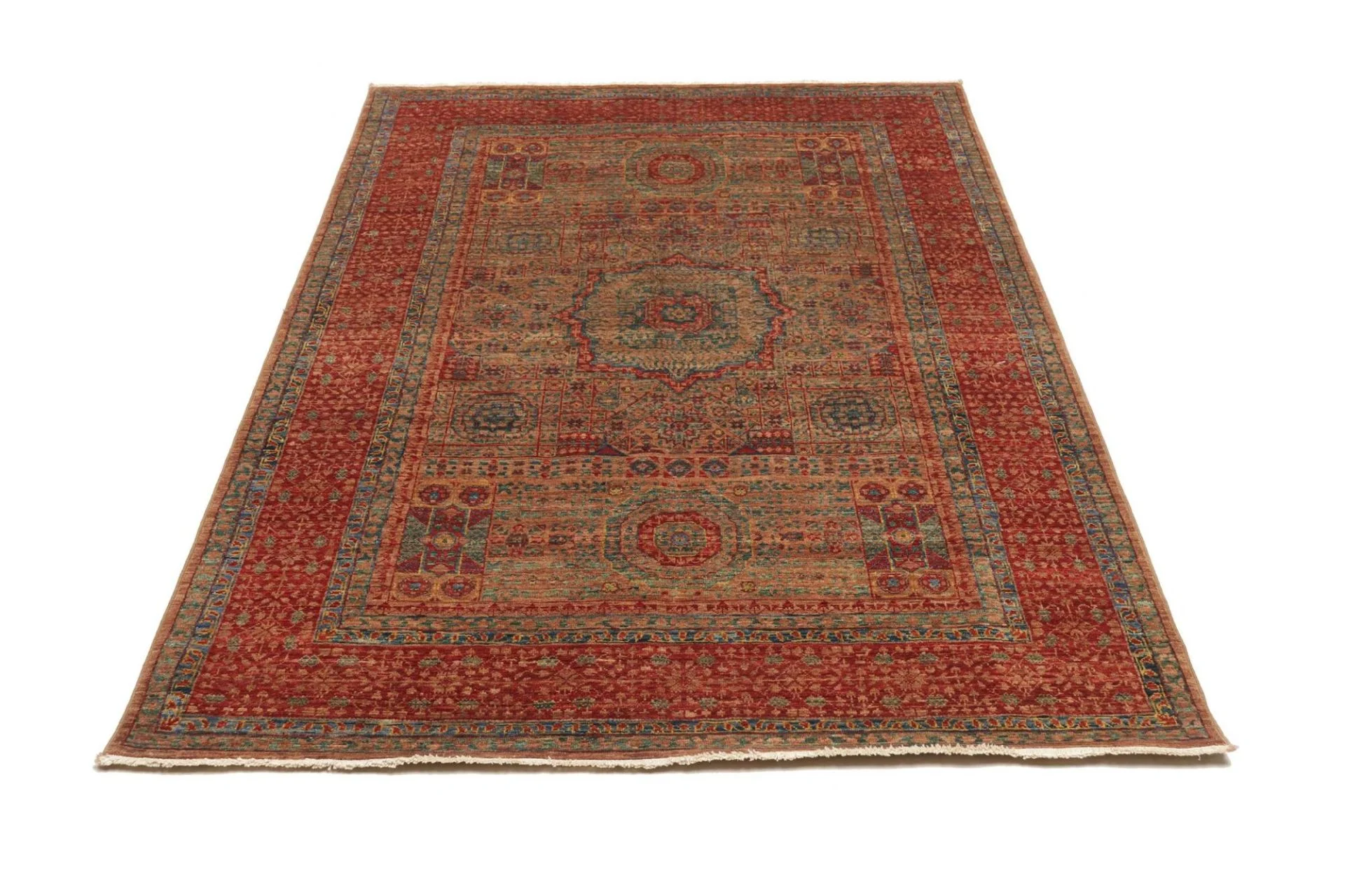 Mamluk Pakistani Rug 129 × 189 cm in Wool, hand-knotted - Image 4
