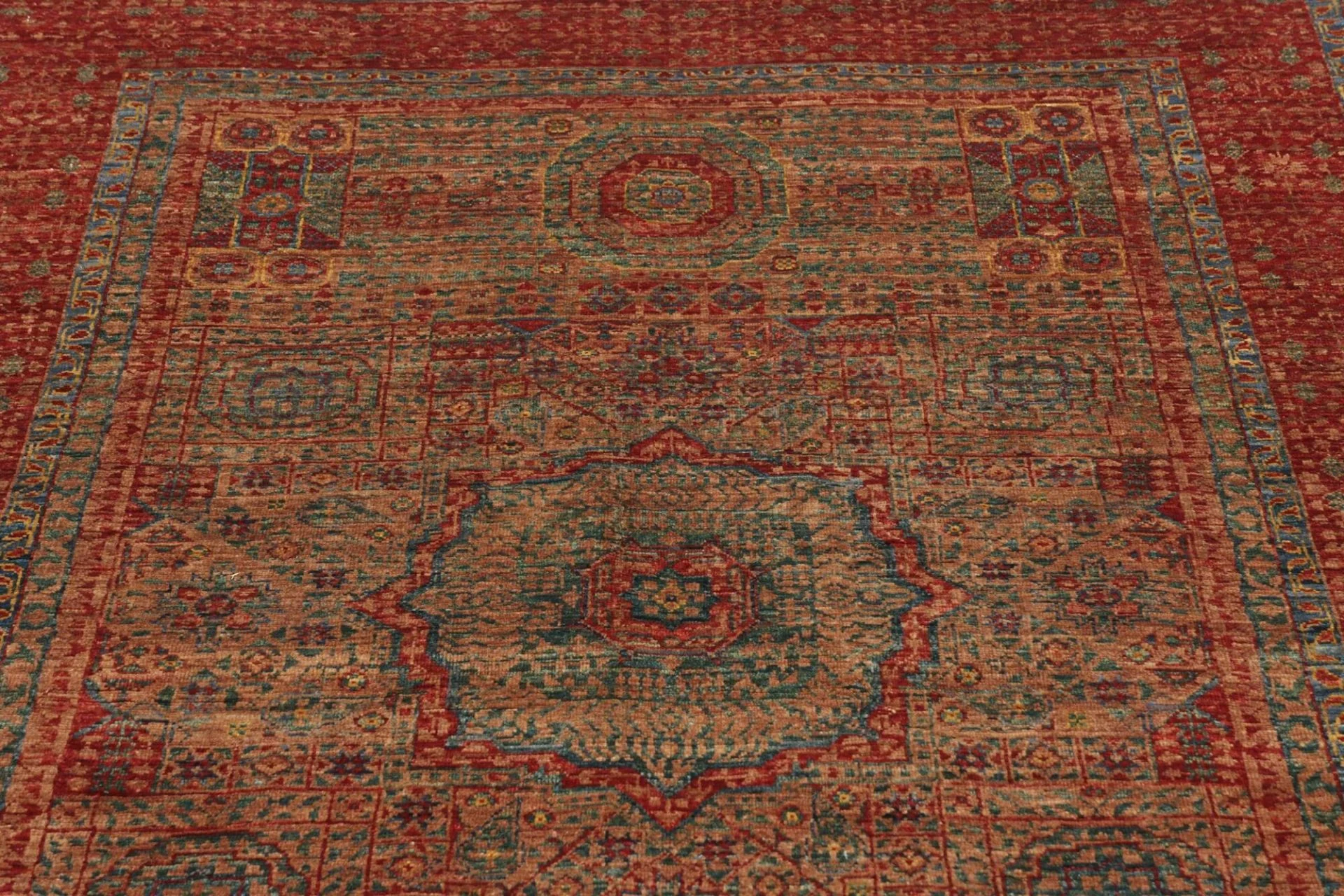 Mamluk Pakistani Rug 129 × 189 cm in Wool, hand-knotted - Image 8