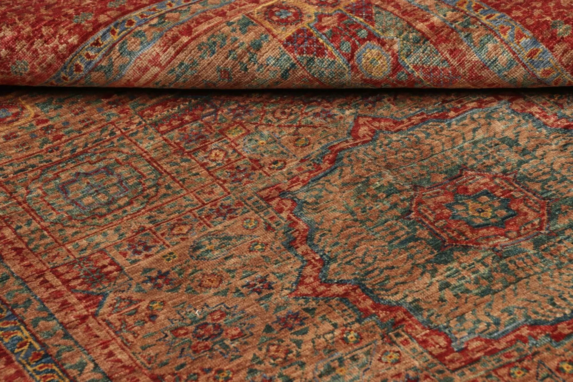 Mamluk Pakistani Rug 129 × 189 cm in Wool, hand-knotted - Image 10