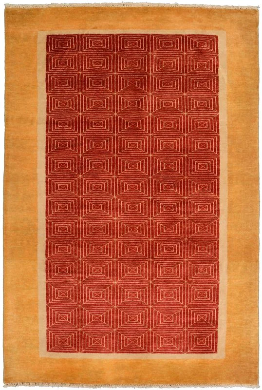 Wool Ziegler Pakistani Rug 124 × 182 cm, hand-knotted