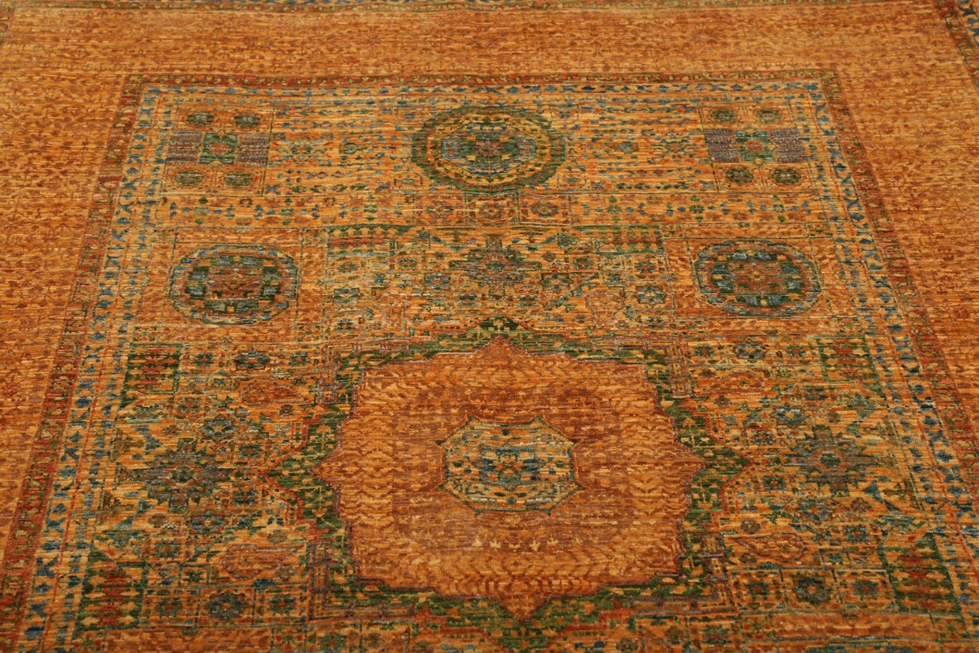 Wool Mamluk Pakistani Rug 154 × 220 cm, hand-knotted - Image 7