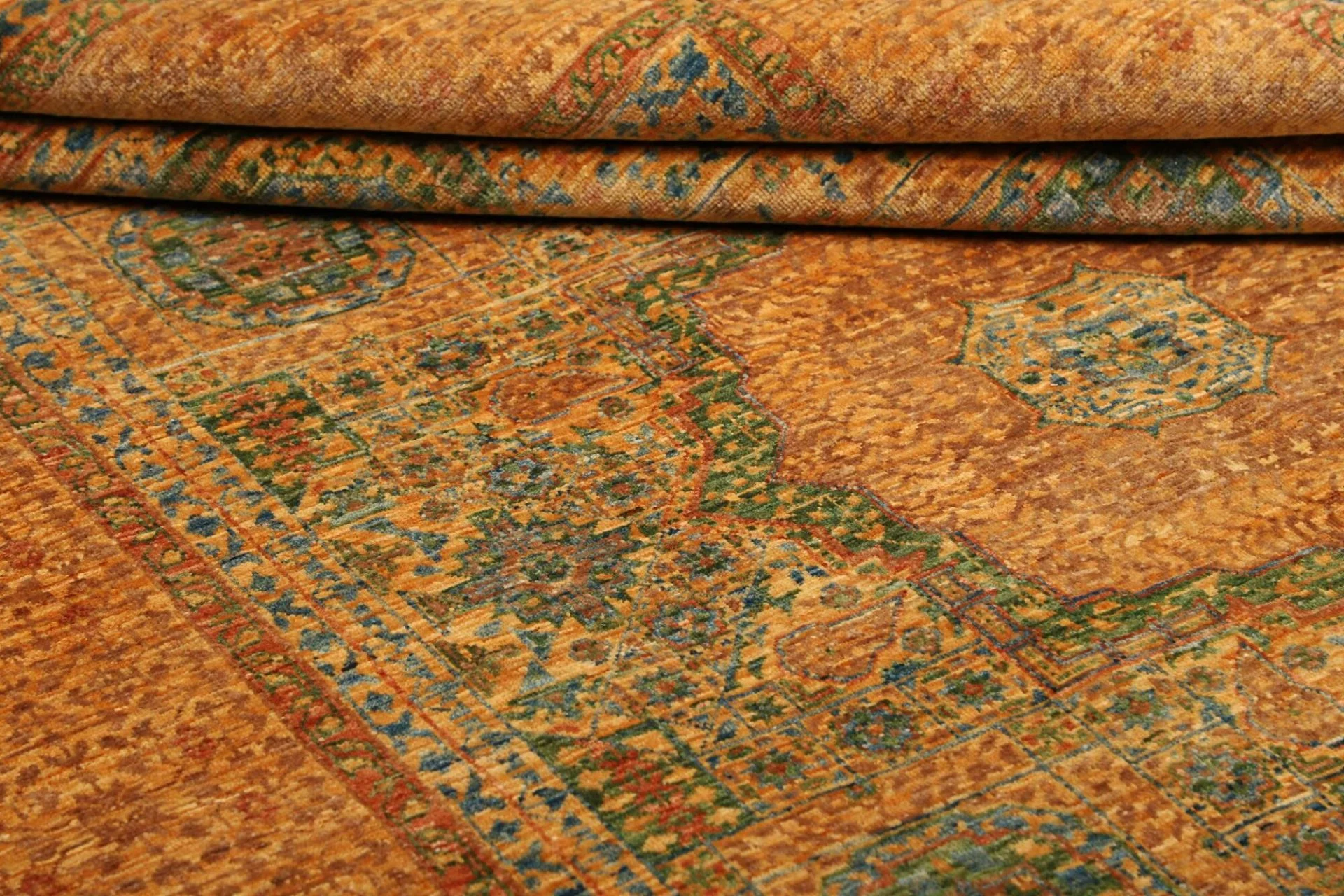 Wool Mamluk Pakistani Rug 154 × 220 cm, hand-knotted - Image 9