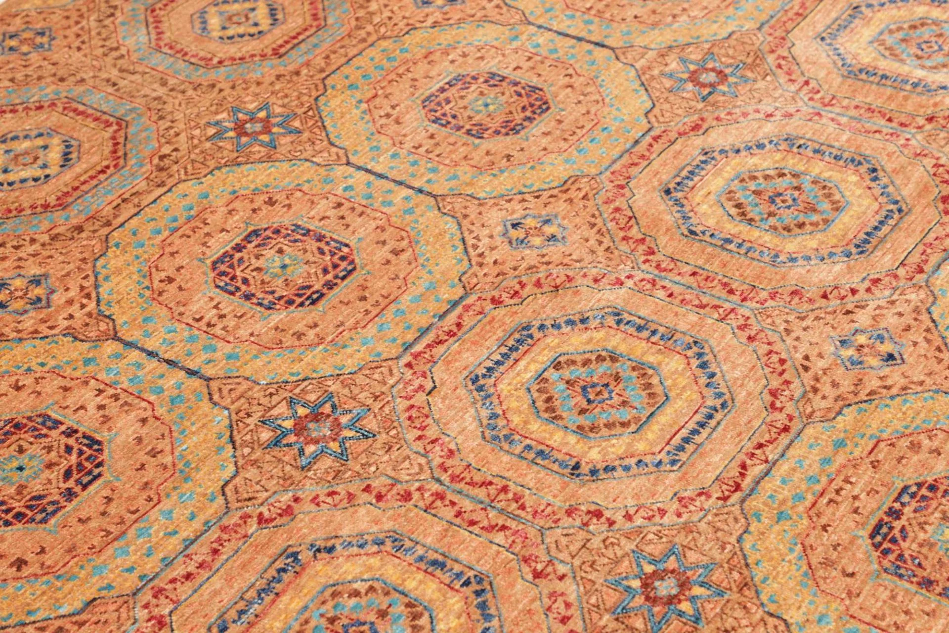 Mamluk Pakistani Rug 150 × 206 cm in Wool, hand-knotted - Image 7