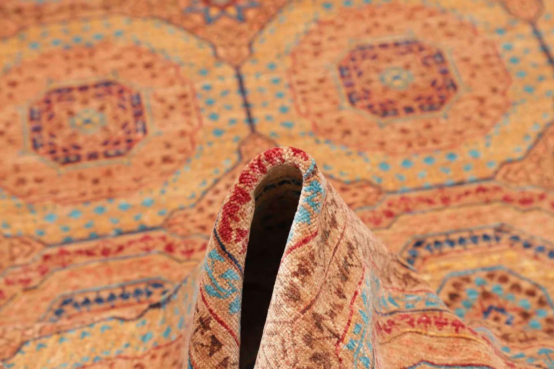Mamluk Pakistani Rug 150 × 206 cm in Wool, hand-knotted - Image 9