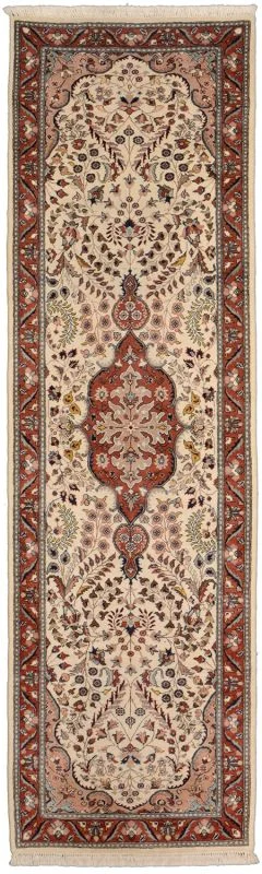 Tabriz Pakistani Rug 81 × 270 cm in Wool, hand-knotted