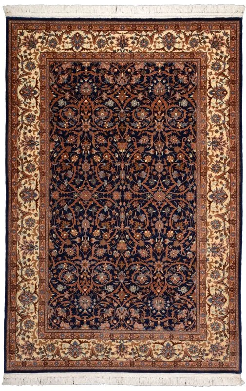 Hand-Knotted Tabriz Chinese Rug, 127 × 192 cm, Wool