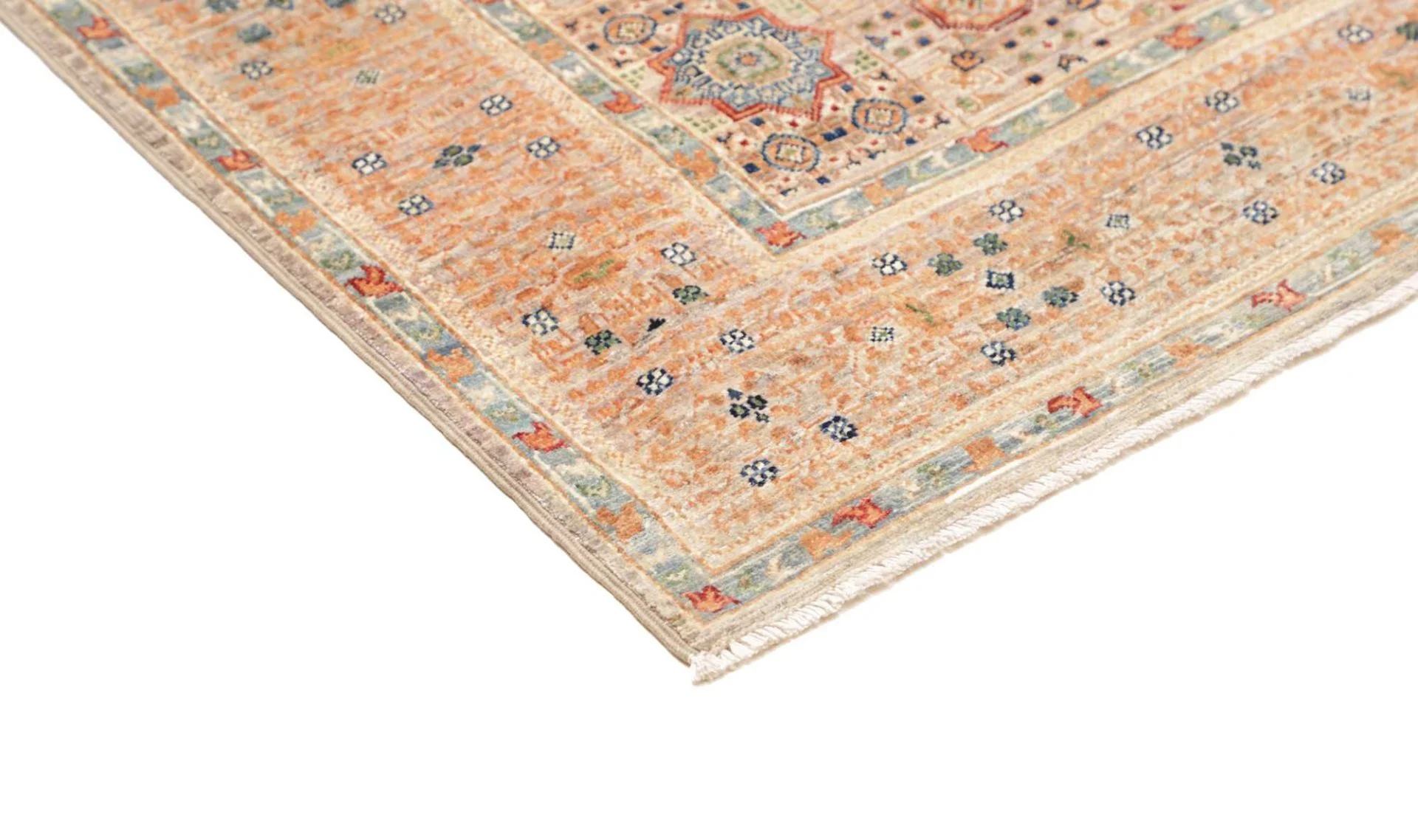 Hand-Knotted Mamluk Pakistani Rug, 124 × 179 cm, Wool - Image 5