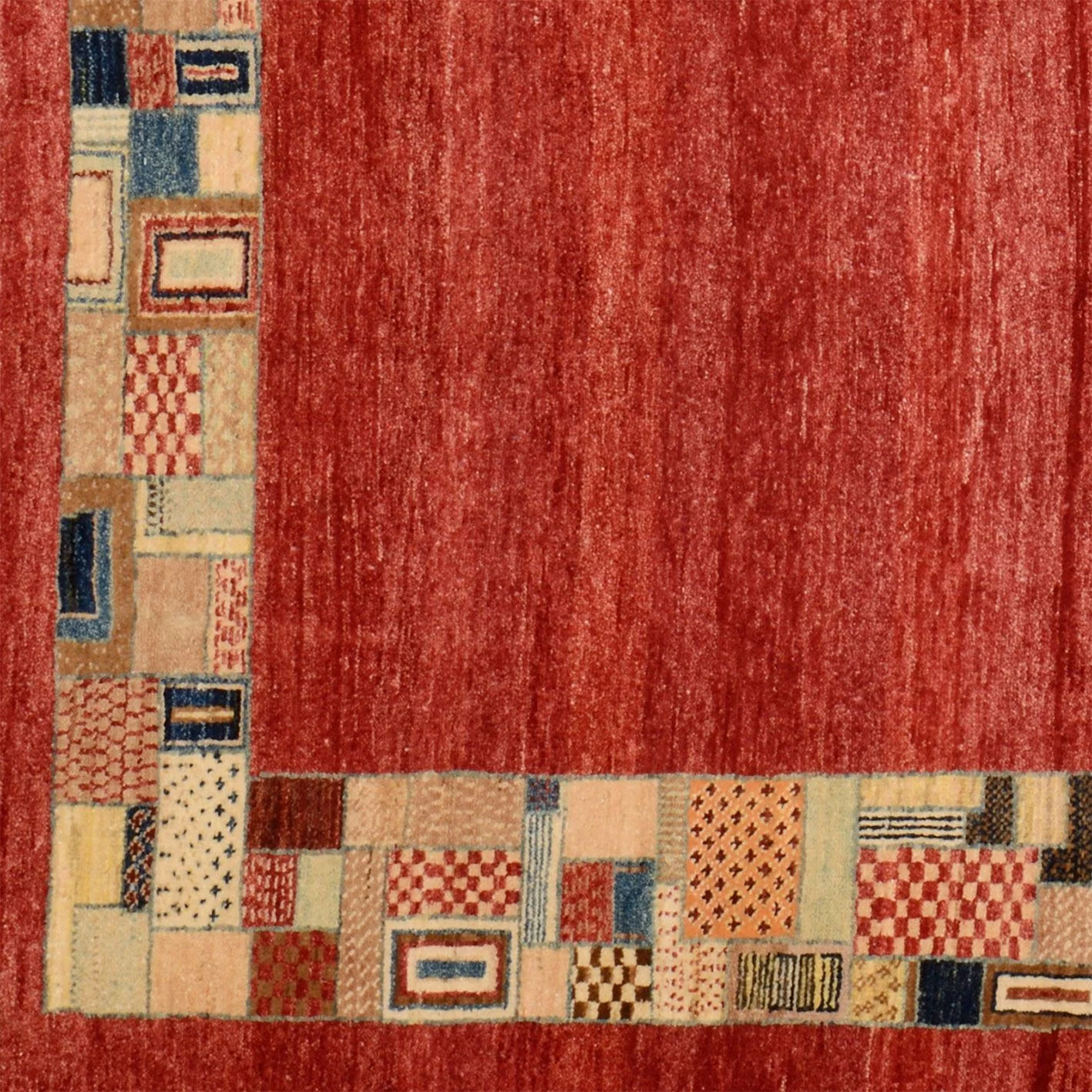 Hand-Knotted Gabbeh Pakistani Rug, 142 × 187 cm, Wool - Image 4