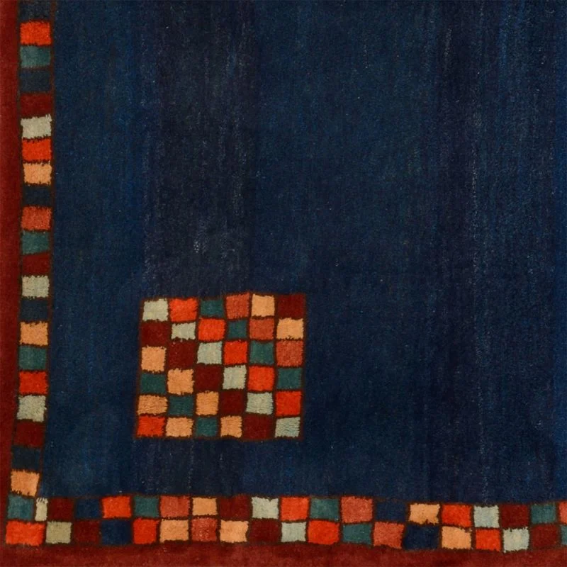 Wool Gabbeh Afghan Rug 161 × 201 cm, hand-knotted - Image 4