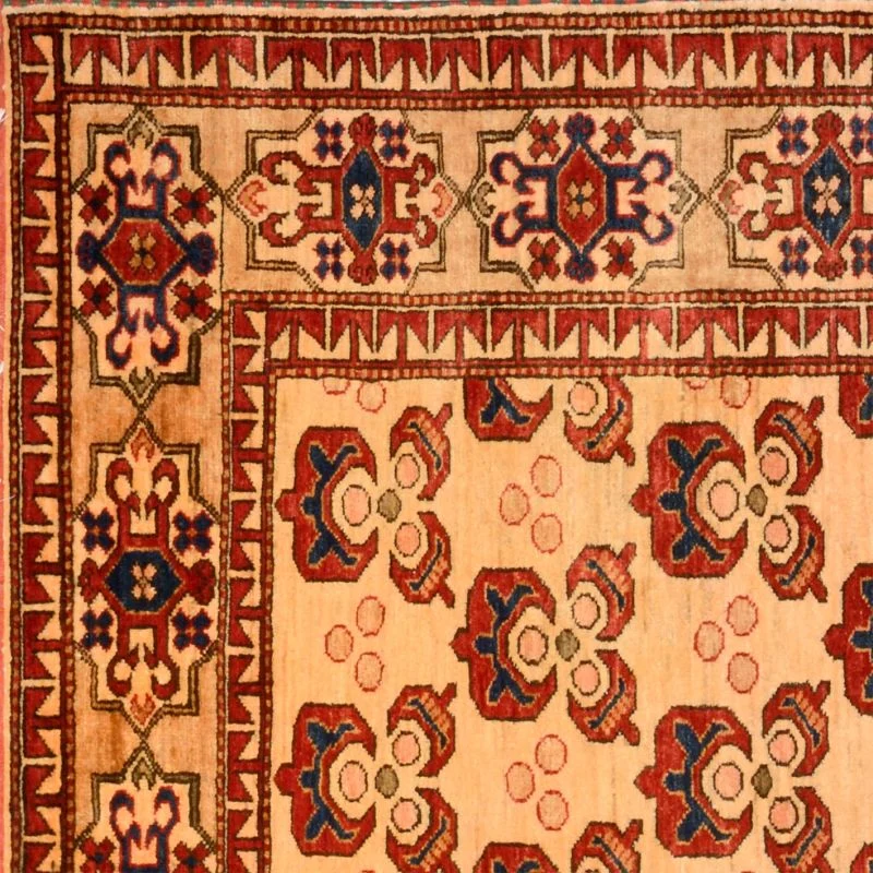 Ziegler Afghan Rug 146 × 210 cm in Wool, hand-knotted - Image 4