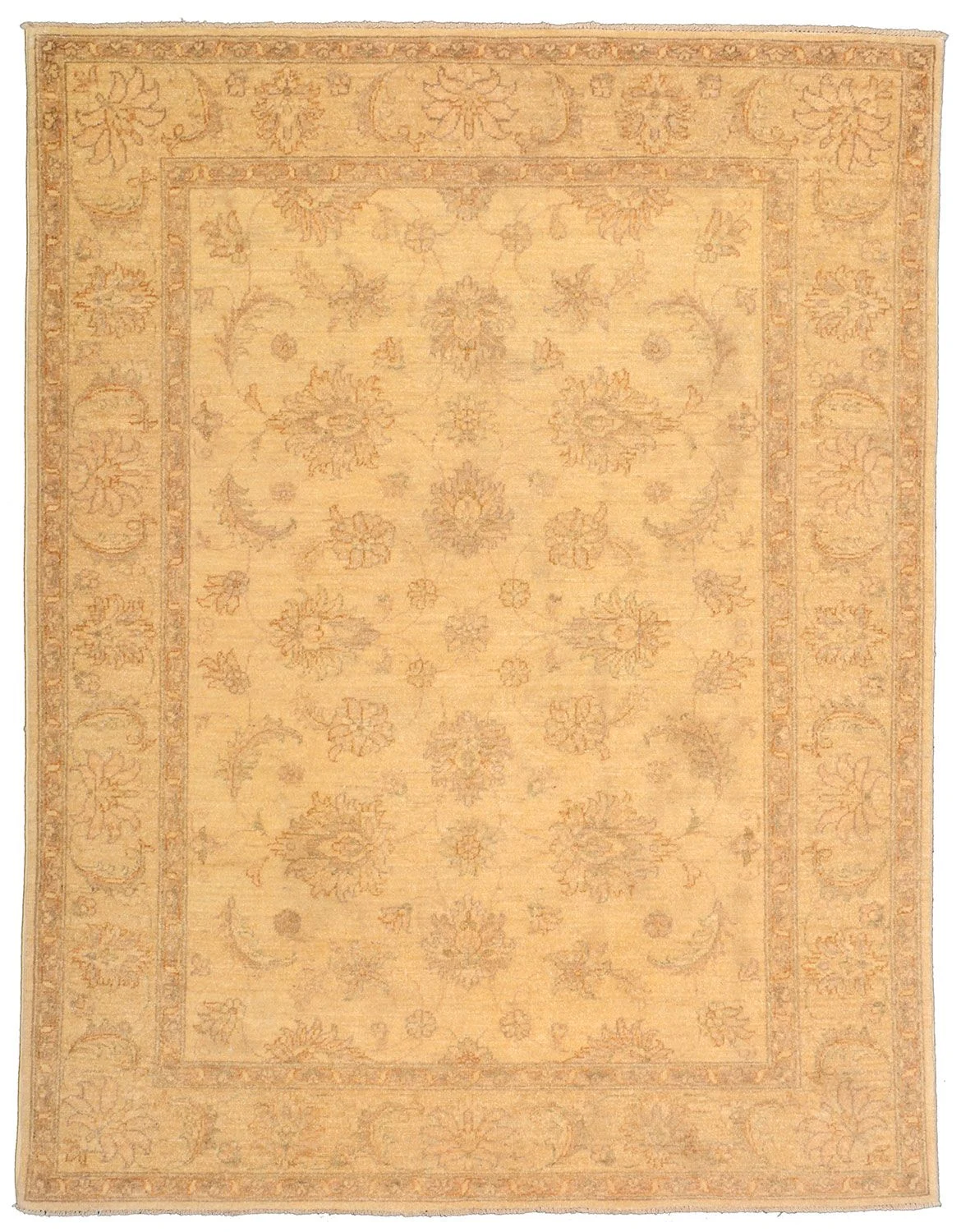 Wool Ziegler Pakistani Rug 147 × 193 cm, hand-knotted