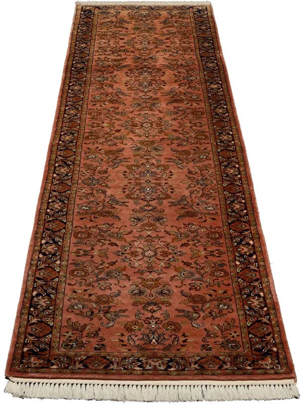 Alternative view of Sarouk Indian Rug 86 × 353 cm in Wool, hand-knotted
