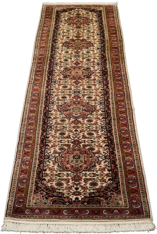 Alternative view of Hand-Knotted Bijar Indian Rug, 76 × 355 cm, Wool