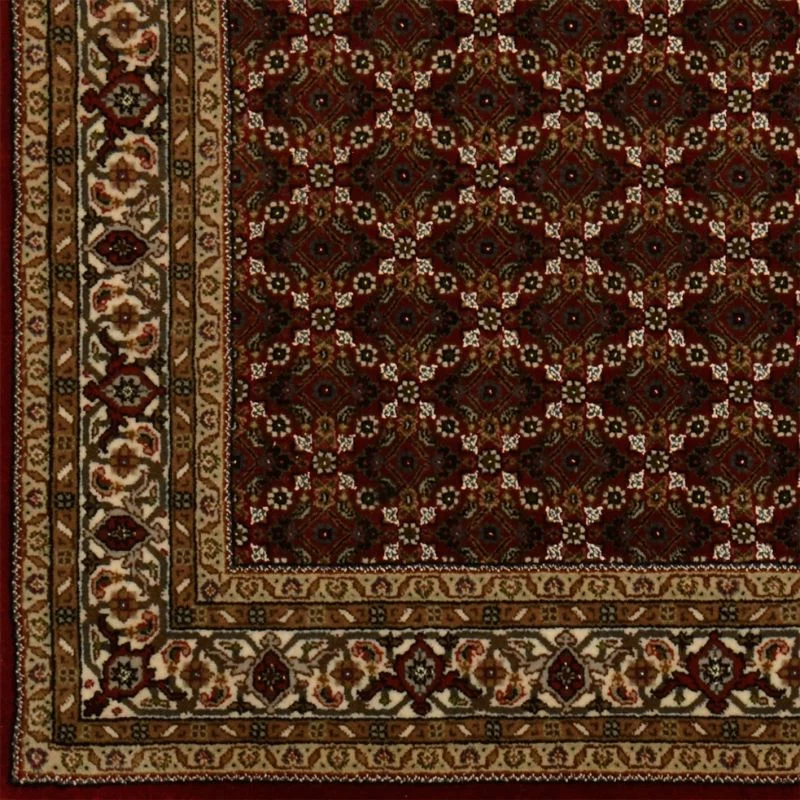 Hand-Knotted Tabriz Indian Rug, 123 × 176 cm, Wool & Silk - Image 4