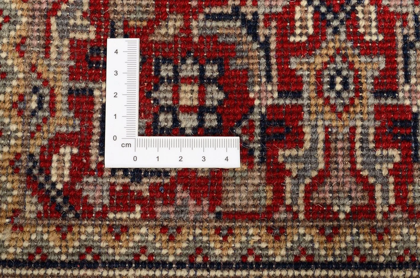 Hand-Knotted Bijar Indian Rug, 77 × 461 cm, Wool - Image 3