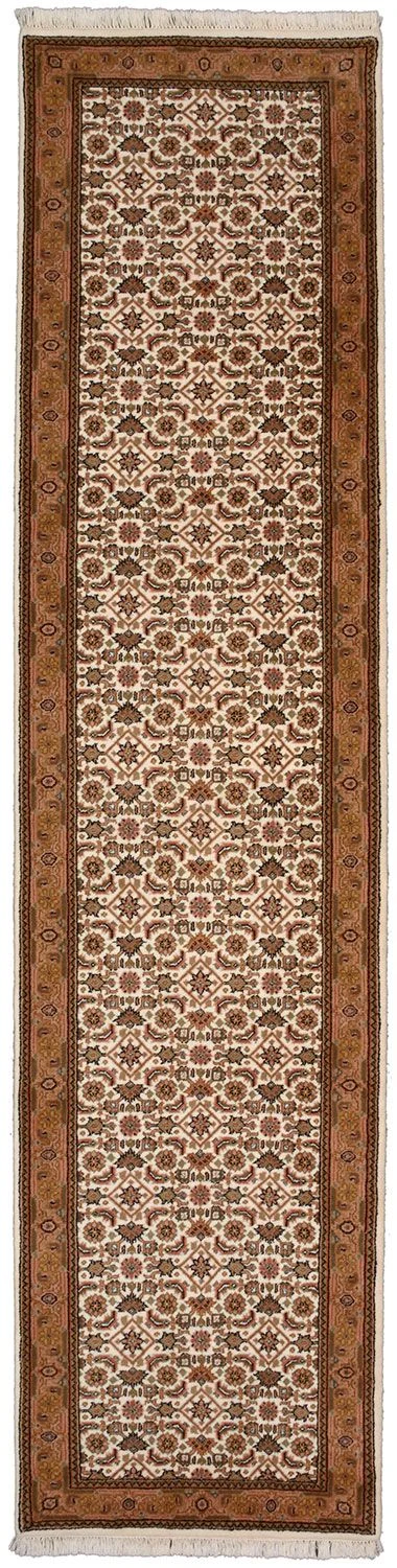 Hand-Knotted Bijar Indian Rug, 81 × 337 cm, Wool