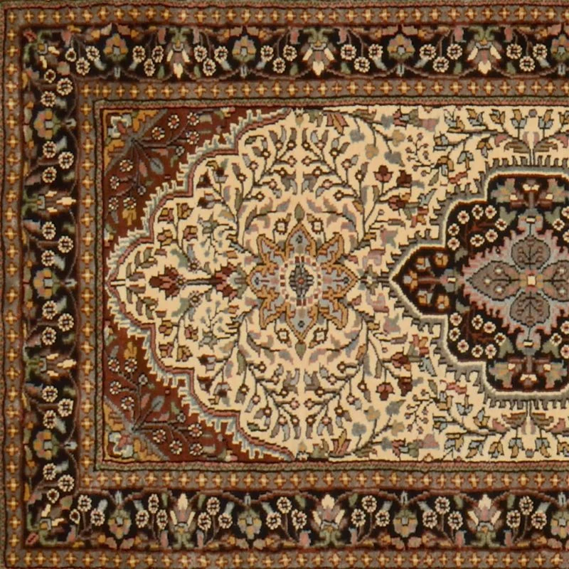 Hand-Knotted Indian Rug, 78 × 316 cm - Image 4