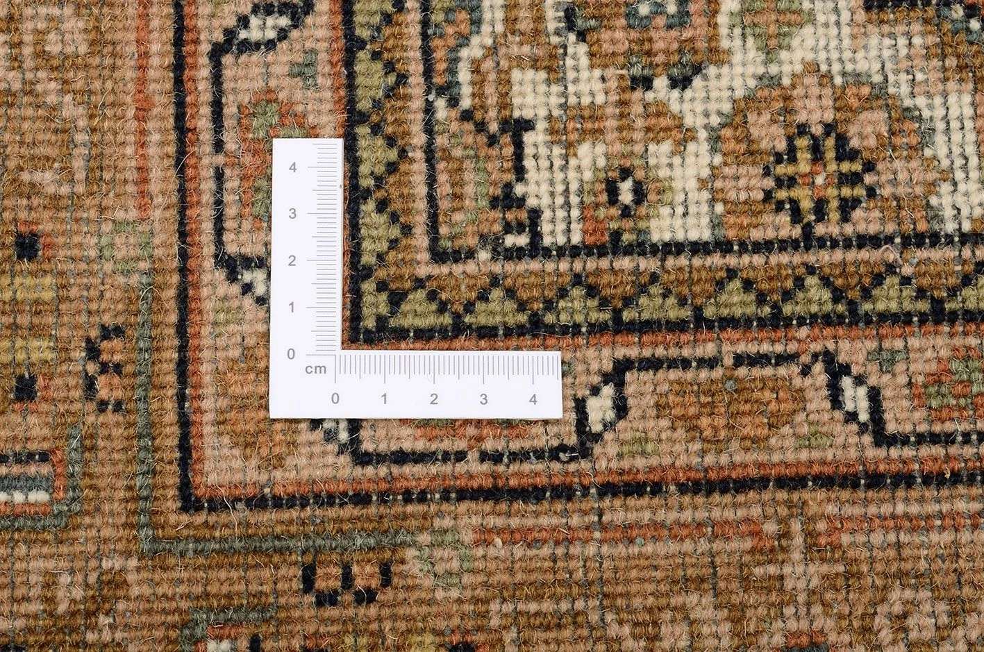 Hand-Knotted Herati Indian Rug, 123 × 182 cm, Wool - Image 3