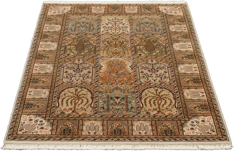 Alternative view of Bakhtiari Indian Rug 121 × 181 cm in Wool, hand-knotted