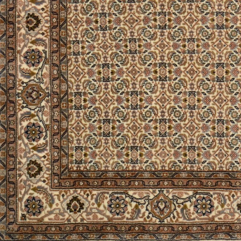 Tabriz Indian Rug 161 × 236 cm in Wool, hand-knotted - Image 4