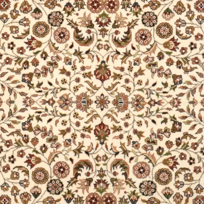 Tabriz Indian Rug 126 × 187 cm in Wool, hand-knotted - Image 4
