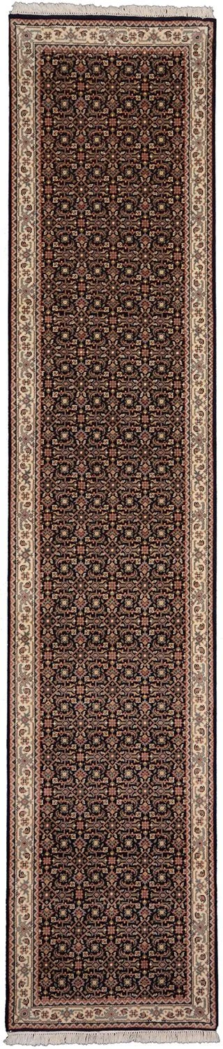 Wool Bijar Indian Rug 82 × 393 cm, hand-knotted