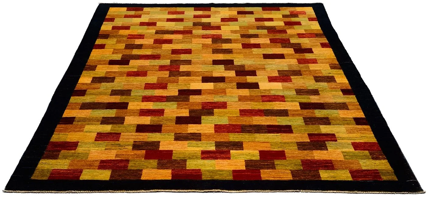 Alternative view of Hand-Knotted Ziegler Pakistani Rug, 202 × 292 cm, Wool